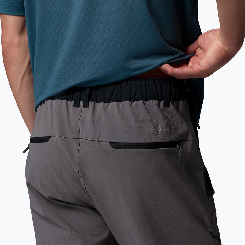 Pantaloni softshell pentru bărbați Columbia Tech Softshell city grey/black 6