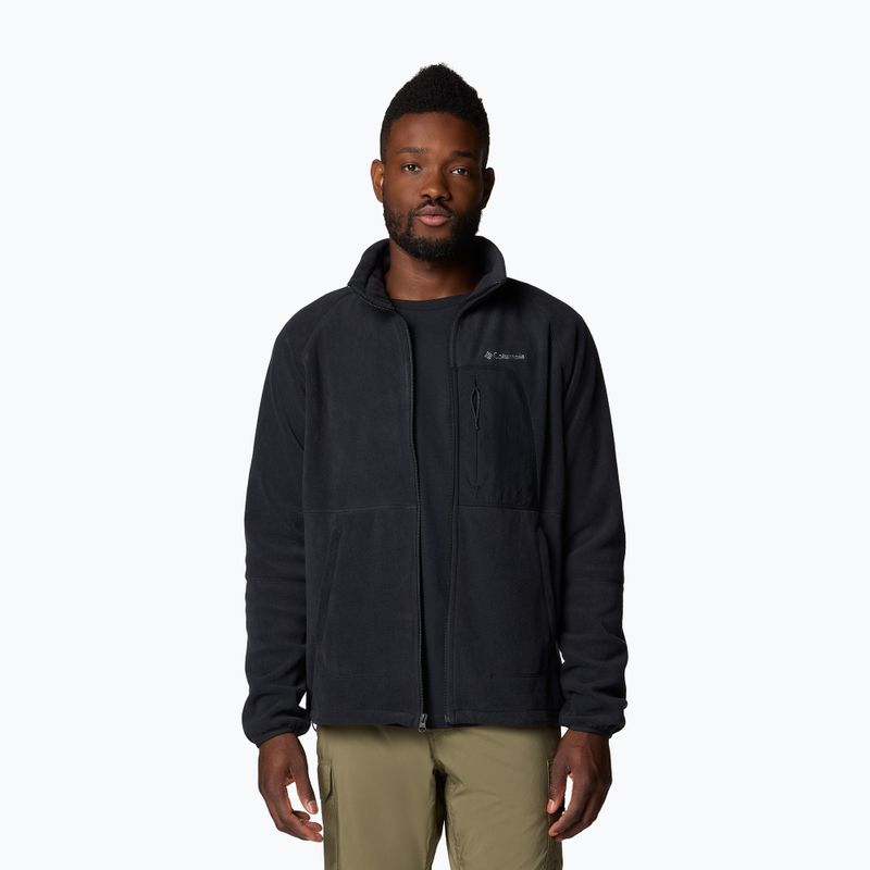 Bluză pentru bărbați Columbia Rapid Expedition II Full Zip Fleece black