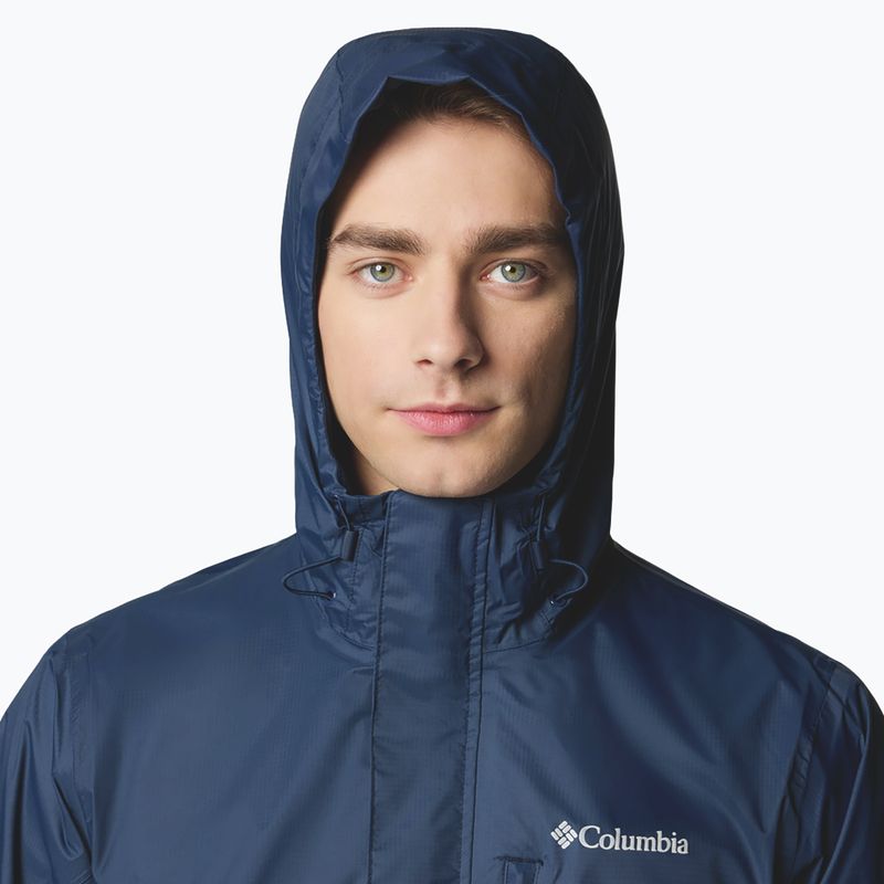 Geacă de ploaie pentru bărbați Columbia Pouring Adventure III collegiate navy 6