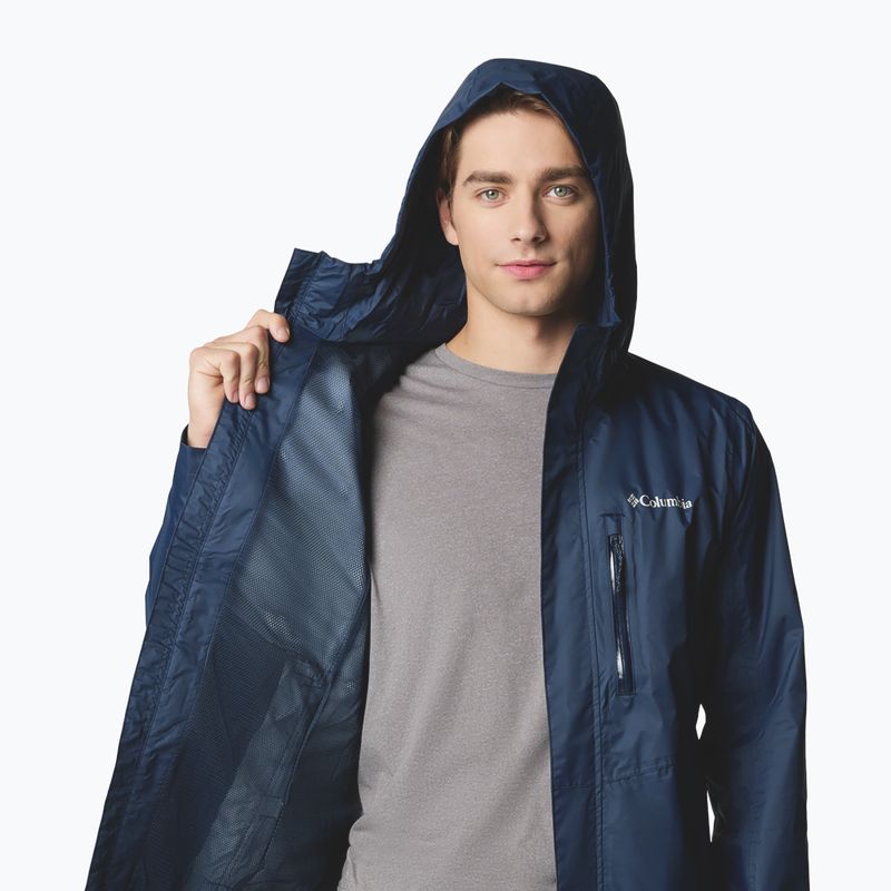 Geacă de ploaie pentru bărbați Columbia Pouring Adventure III collegiate navy 7