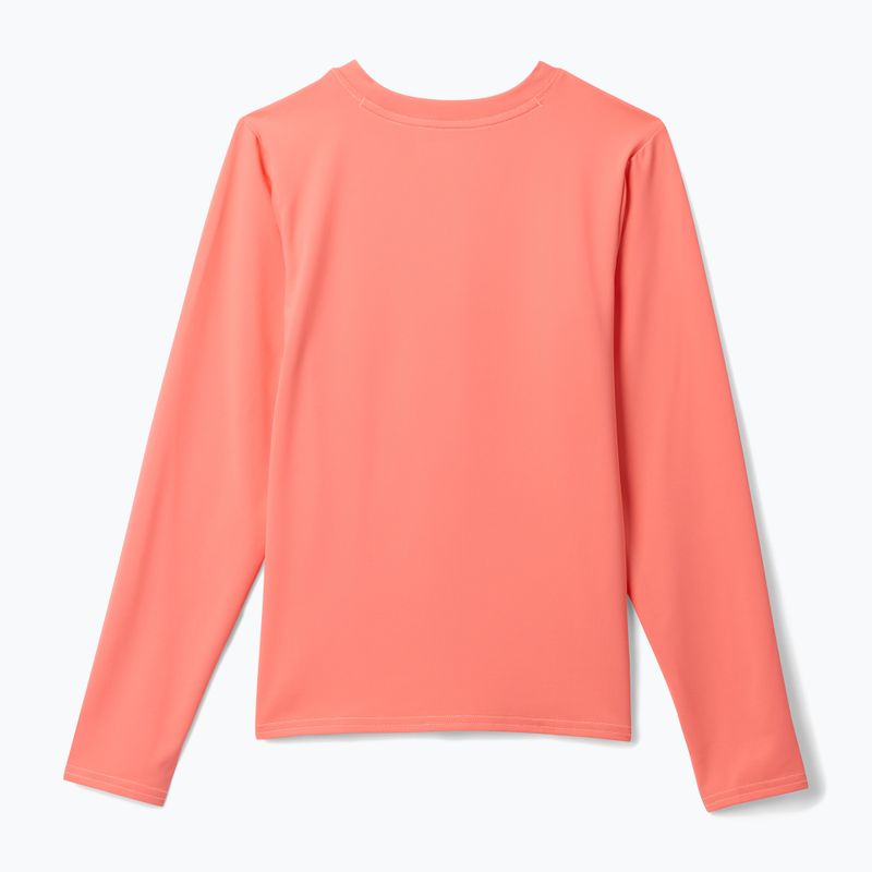 Longsleeve de trekking pentru copii Columbia Chill River hot coral 2