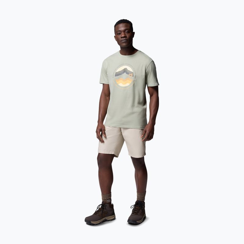Tricou pentru bărbați Columbia Path Lake Graphic Tee II safari/circular 2