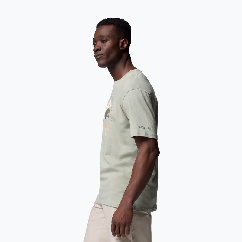 Tricou pentru bărbați Columbia Path Lake Graphic Tee II safari/circular 4