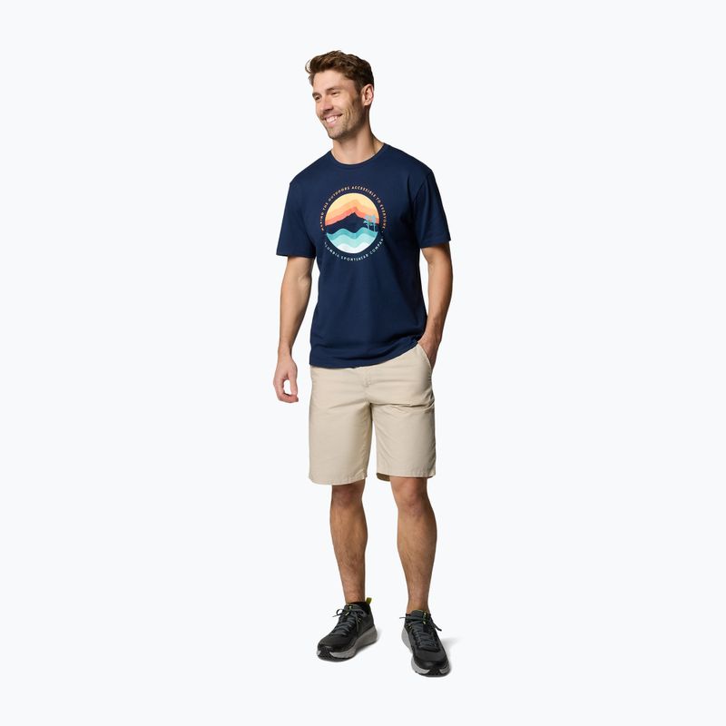 Tricou pentru bărbați Columbia Path Lake Graphic Tee II collegiate navy 2