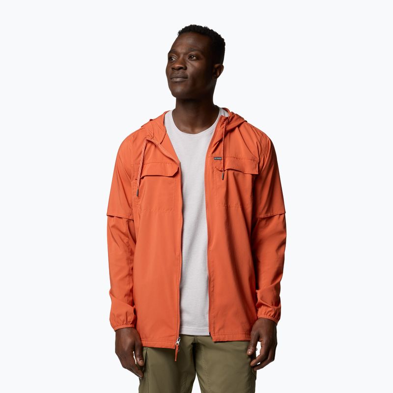 Hanorac de trekking pentru bărbați Columbia Skien Valley Hooded tuscan 4