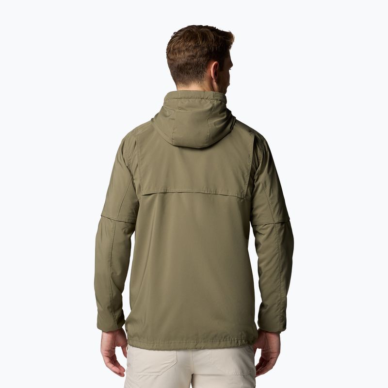 Hanorac de trekking pentru bărbați Columbia Skien Valley Hooded stone green 3
