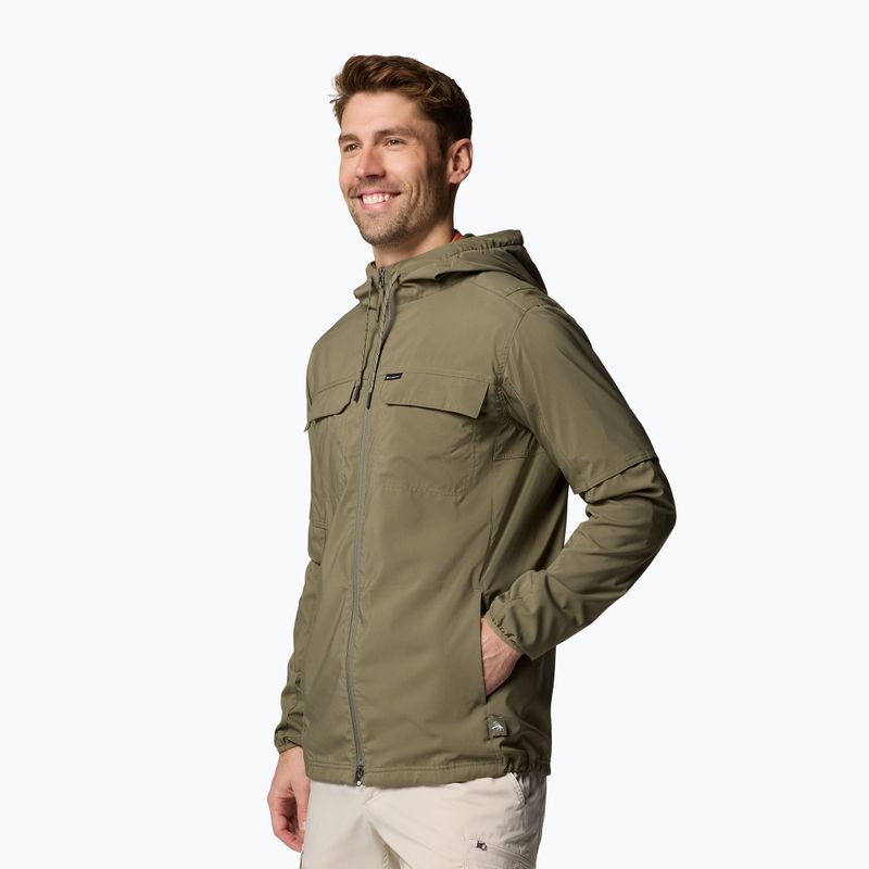 Hanorac de trekking pentru bărbați Columbia Skien Valley Hooded stone green 4