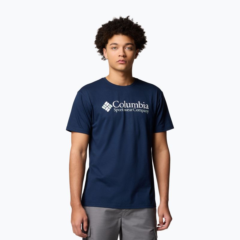 Tricou pentru bărbați Columbia CSC Basic Logo collegate navy