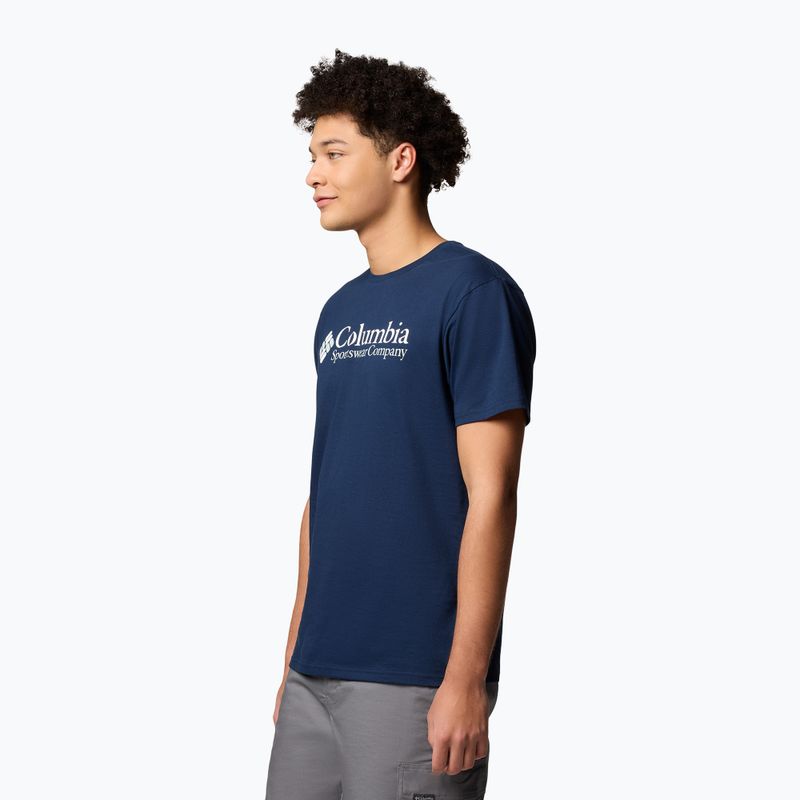 Tricou pentru bărbați Columbia CSC Basic Logo collegate navy 4