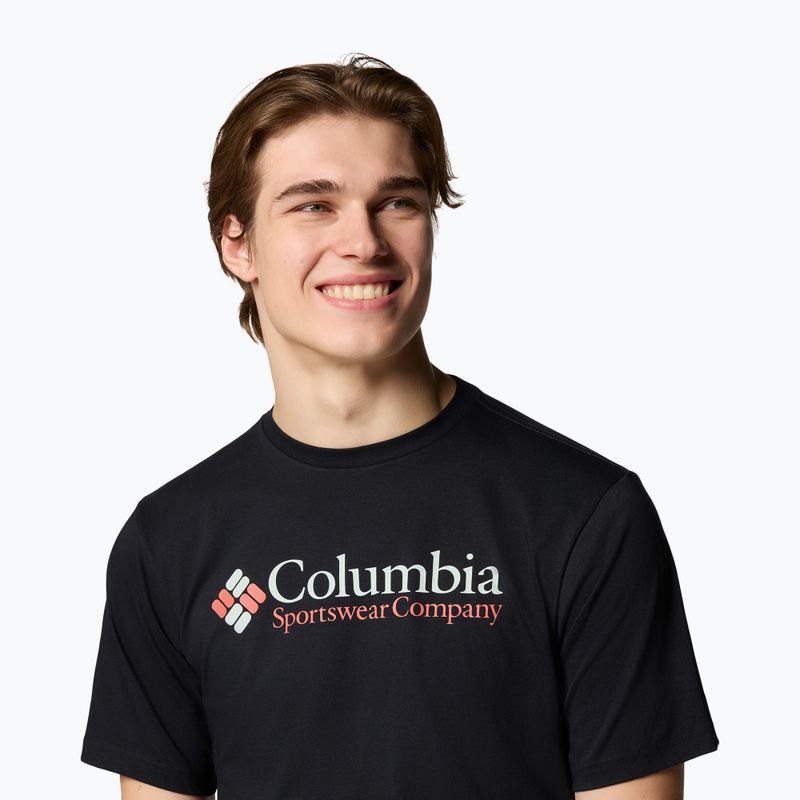 Tricou pentru bărbați Columbia CSC Basic Logo black/csc retro logo 5