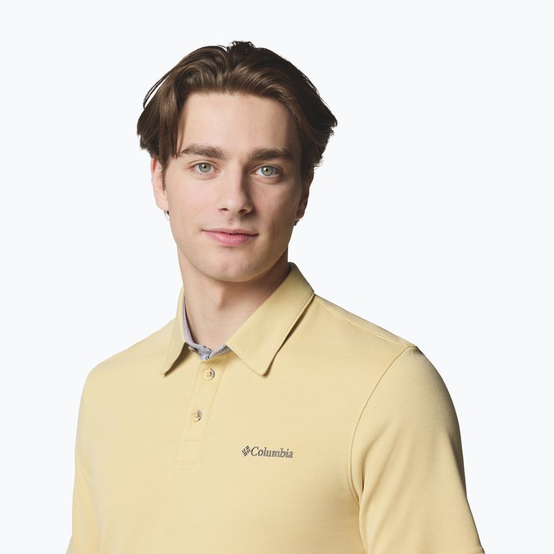 Tricou pentru bărbați Columbia Nelson Point Polo sand dune 5