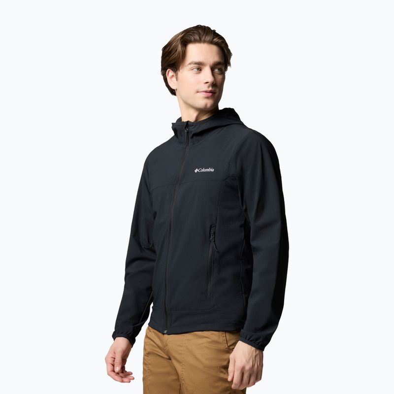 Geacă softshell pentru bărbați Columbia Heather Canyon black 4