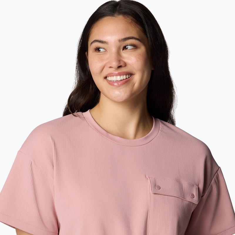 Tricou pentru femei  Columbia Granite Point Knit eraser pink 5