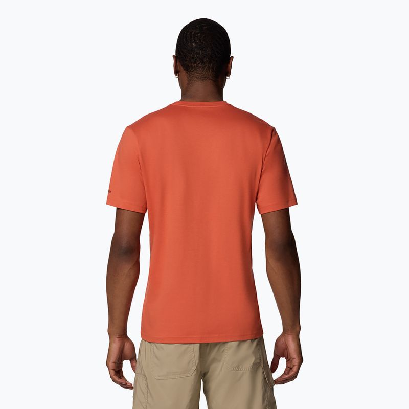 Tricou pentru bărbați Columbia Rapid Ridge Graphic tuscan/heavenly 2