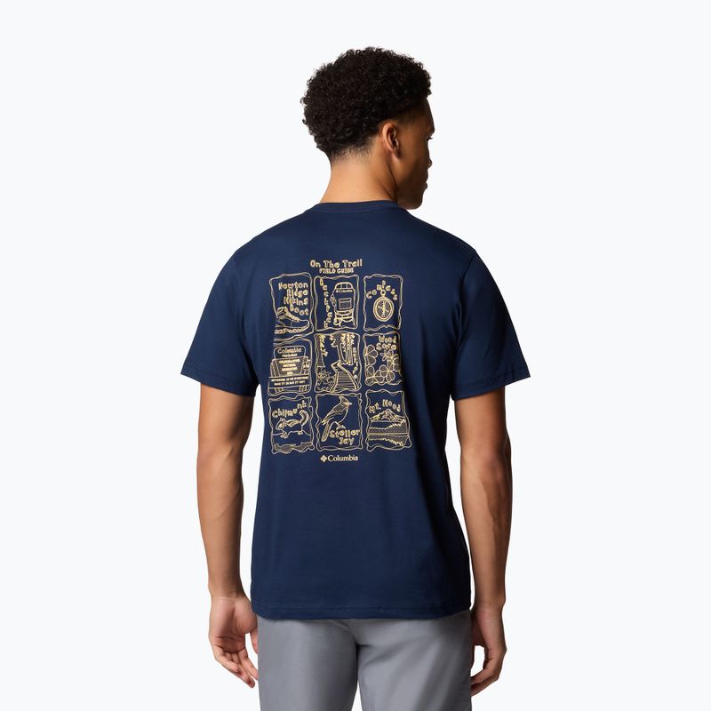 Tricou pentru bărbați Columbia Kettle River Back Graphic Tee collegiate navy 2