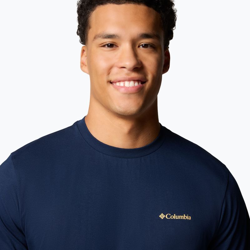 Tricou pentru bărbați Columbia Kettle River Back Graphic Tee collegiate navy 4