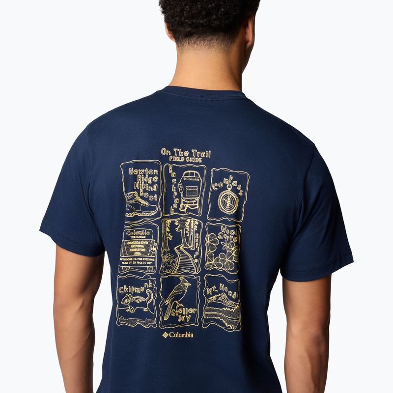 Tricou pentru bărbați Columbia Kettle River Back Graphic Tee collegiate navy 5