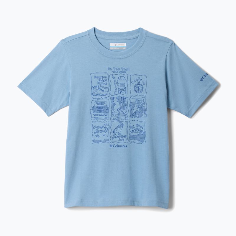 Tricou pentru copii Columbia Valley Creek Graphic ripple blue/hike guide