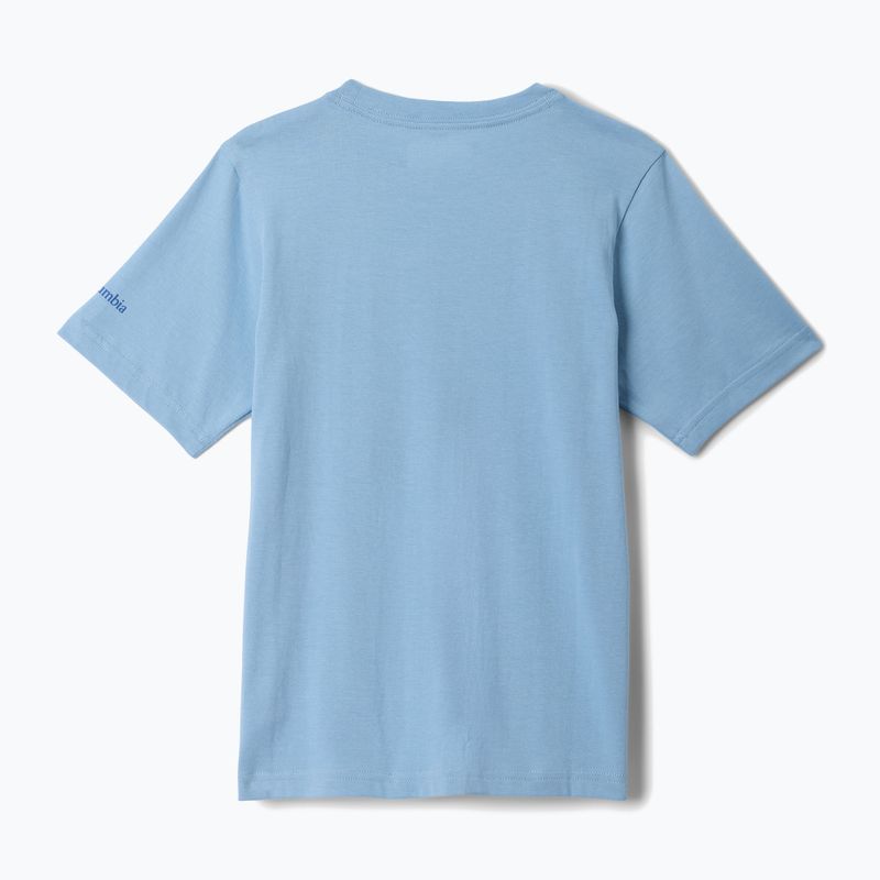 Tricou pentru copii Columbia Valley Creek Graphic ripple blue/hike guide 2