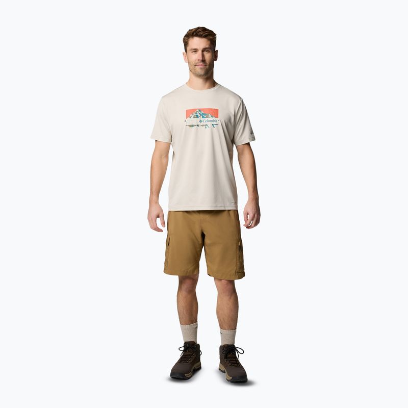 Tricou pentru bărbați Columbia Ice Lake II SS Tee dark stone/peak direction 2