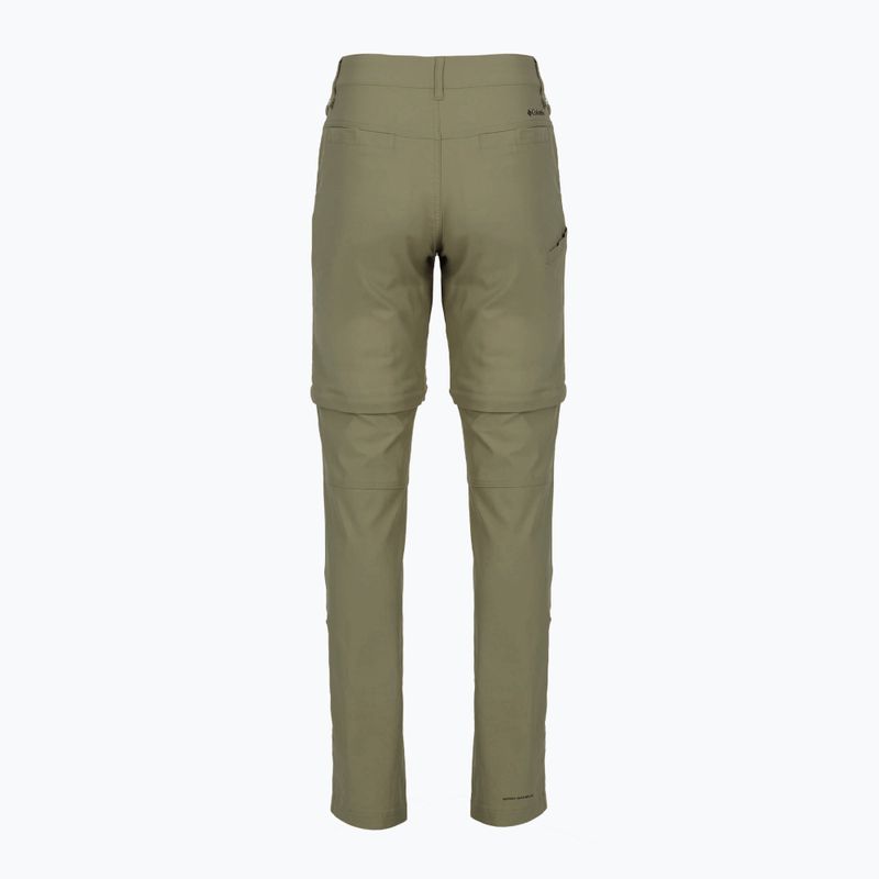 Pantaloni de trekking pentru femei Columbia Leslie Falls Convertible stone green 10