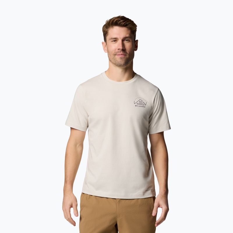 Tricou pentru bărbați Columbia Tunnel Valley Graphic Tee dark stone/naturally inclined