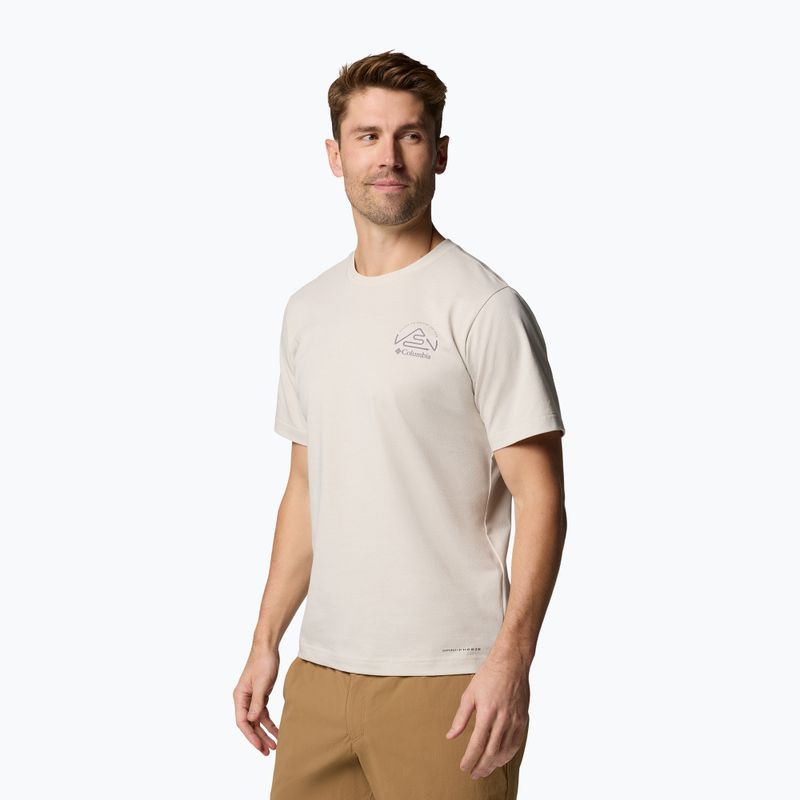 Tricou pentru bărbați Columbia Tunnel Valley Graphic Tee dark stone/naturally inclined 4