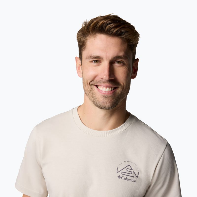 Tricou pentru bărbați Columbia Tunnel Valley Graphic Tee dark stone/naturally inclined 5