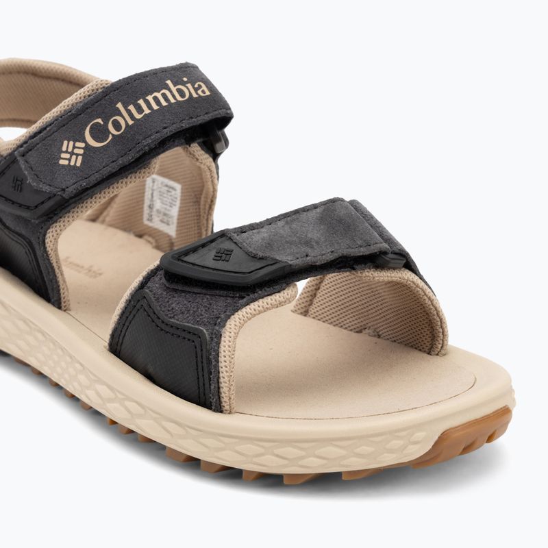 Sandale pentru bărbați Columbia Konos Hiker 2-Strap shark/ancient fossil 7