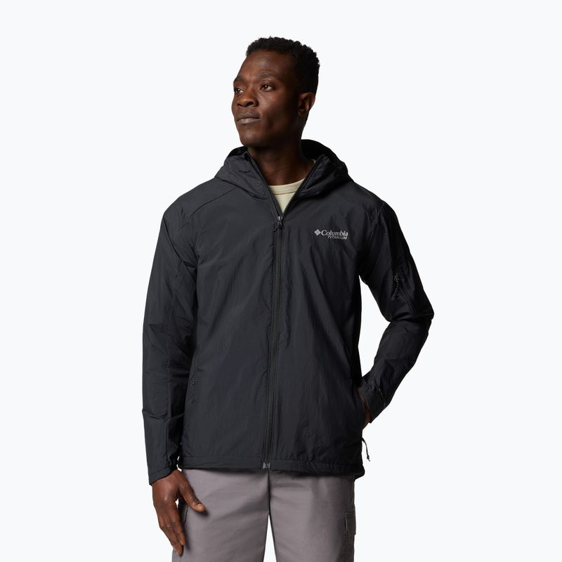 Geacă de vânt pentru bărbați Columbia Loop Trail II Windbreaker black