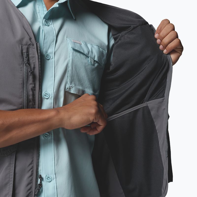Vestă de trekking pentru bărbați Columbia Silver Ridge Utility city grey 10
