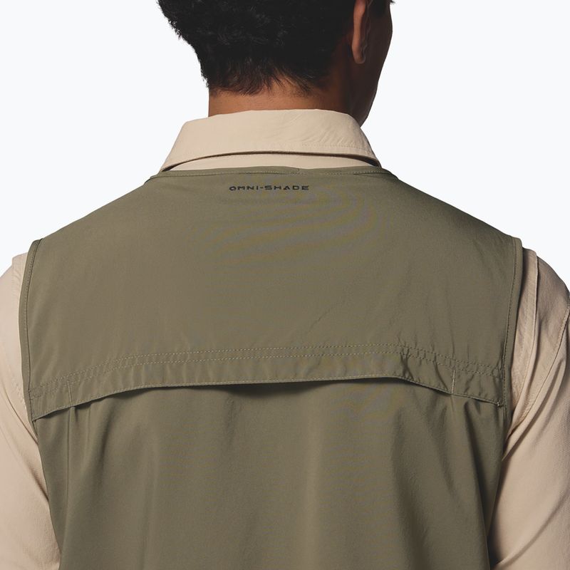 Vestă de trekking pentru bărbați Columbia Silver Ridge Utility stone green 7