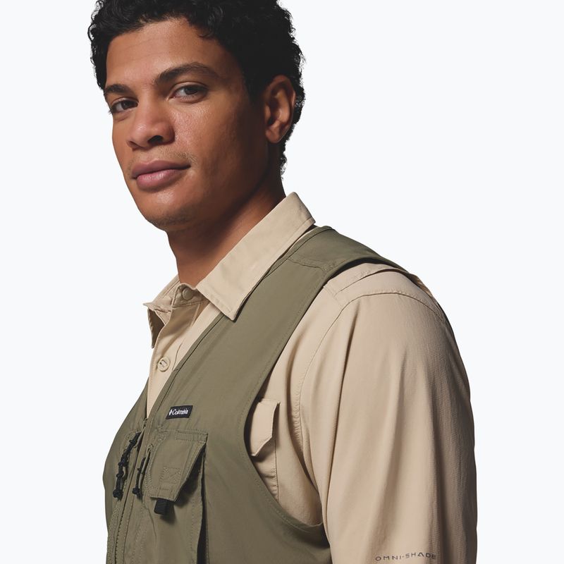 Vestă de trekking pentru bărbați Columbia Silver Ridge Utility stone green 8