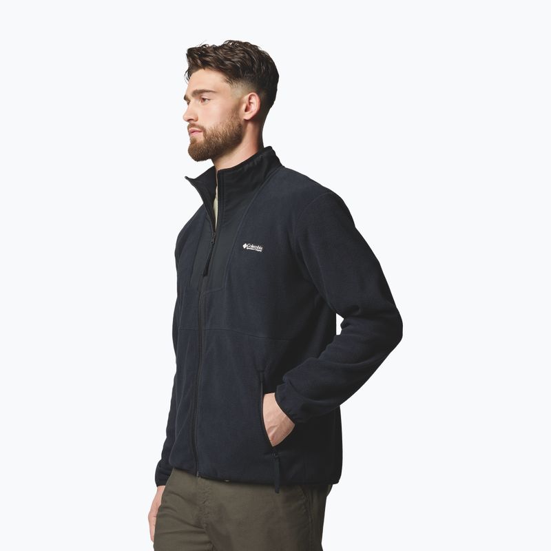 Bluză pentru bărbați Columbia Sequoia Grove FZ Fleece black 4