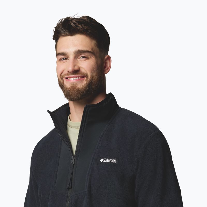 Bluză pentru bărbați Columbia Sequoia Grove FZ Fleece black 6