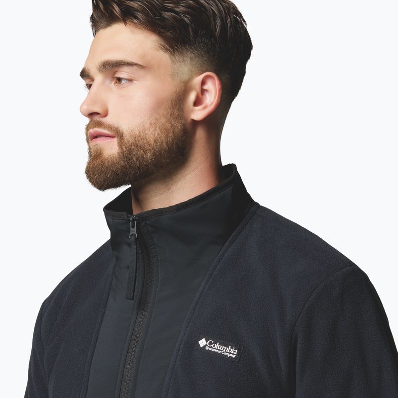 Bluză pentru bărbați Columbia Sequoia Grove Half Zip Fleece black 5