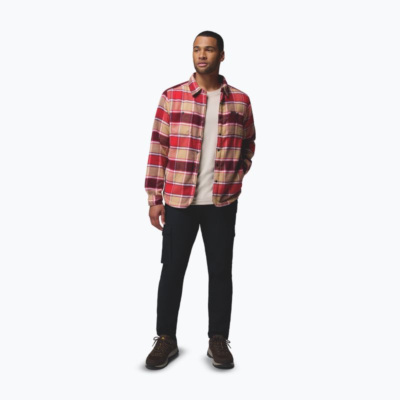 Cămașă pentru bărbați Columbia Windward II rich wine trapper windowpane 2