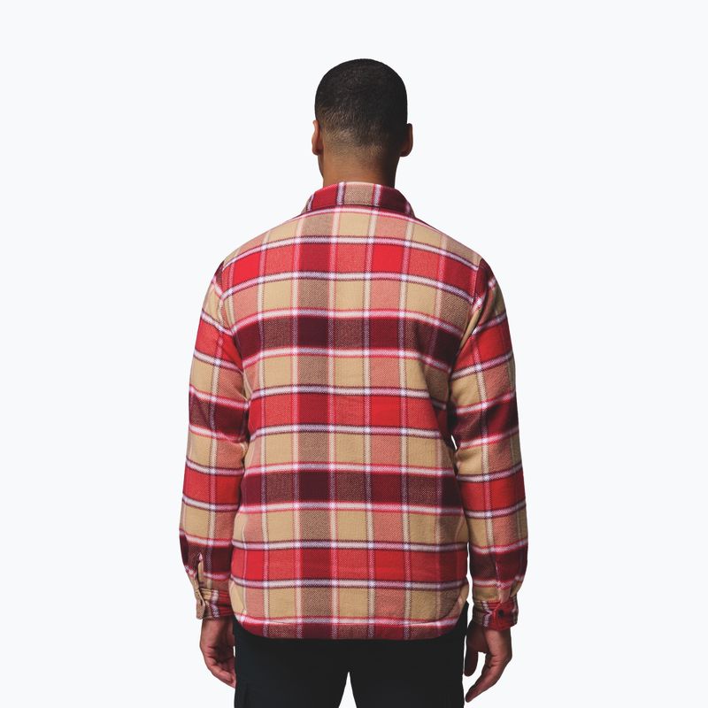 Cămașă pentru bărbați Columbia Windward II rich wine trapper windowpane 3