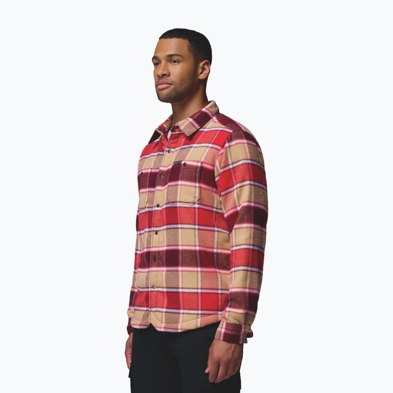 Cămașă pentru bărbați Columbia Windward II rich wine trapper windowpane 4