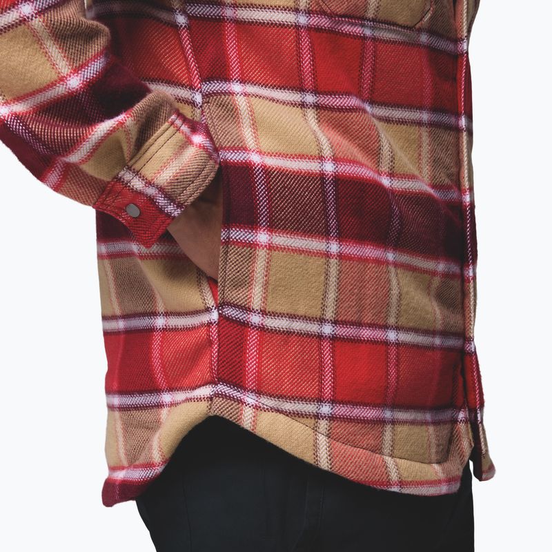 Cămașă pentru bărbați Columbia Windward II rich wine trapper windowpane 7