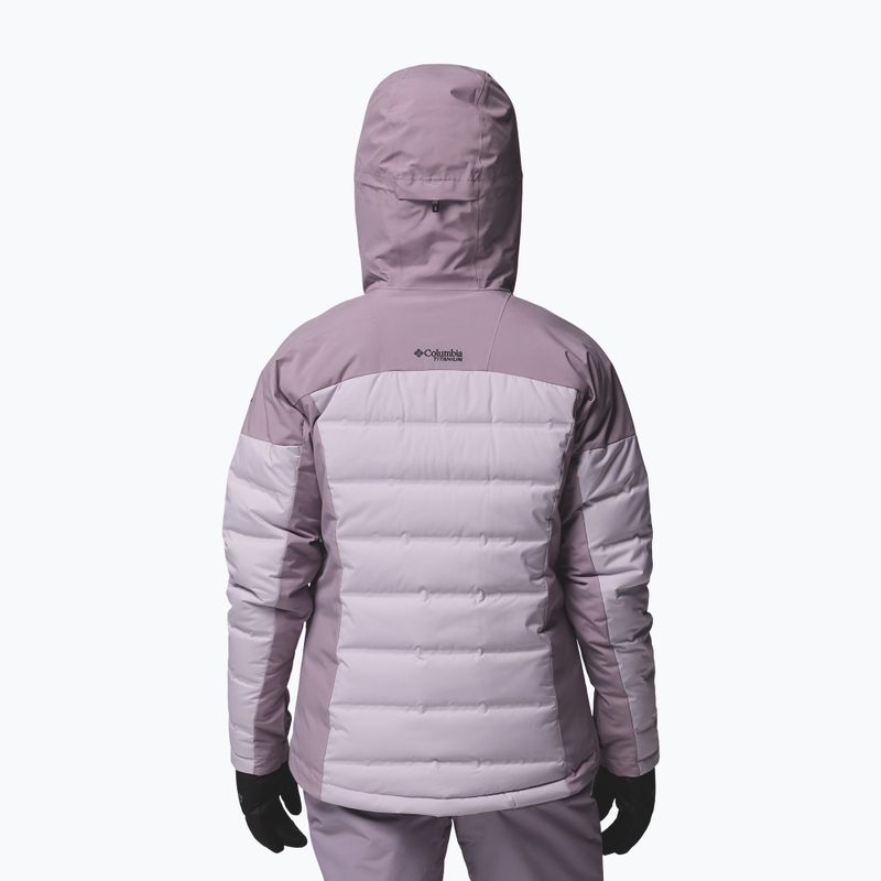 Geacă de schi pentru femei Columbia Glacier Ridge Down shale purple/lavender pearl 3