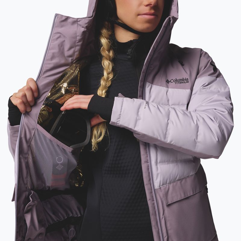 Geacă de schi pentru femei Columbia Glacier Ridge Down shale purple/lavender pearl 12