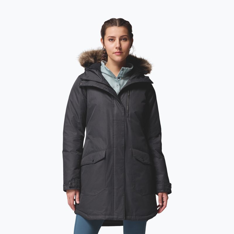 Palton izolat pentru femei Columbia Suttle Mountain Long Insulated black