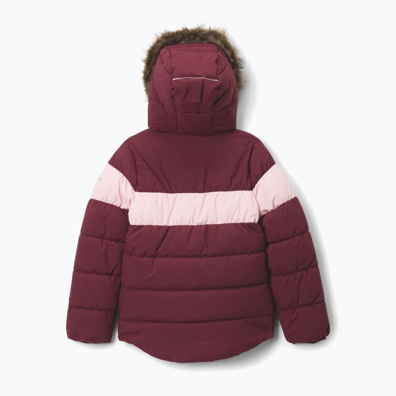 Geacă de schi pentru copii Columbia Arctic Blast III rich wine/satin pink 2