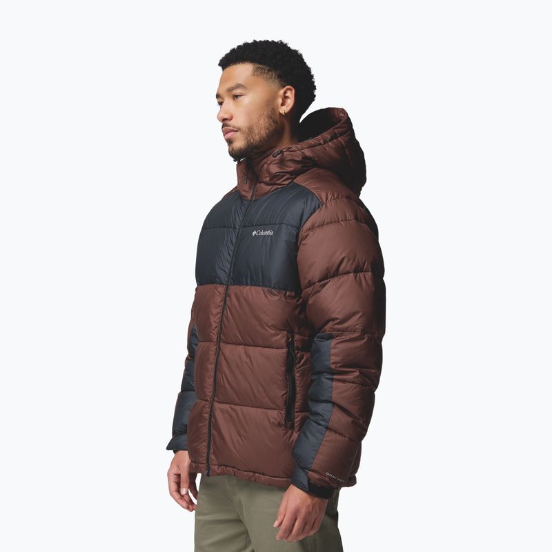 Geacă cu izolare pentru bărbați Columbia Pike Lake II Hooded tobacco/black 4