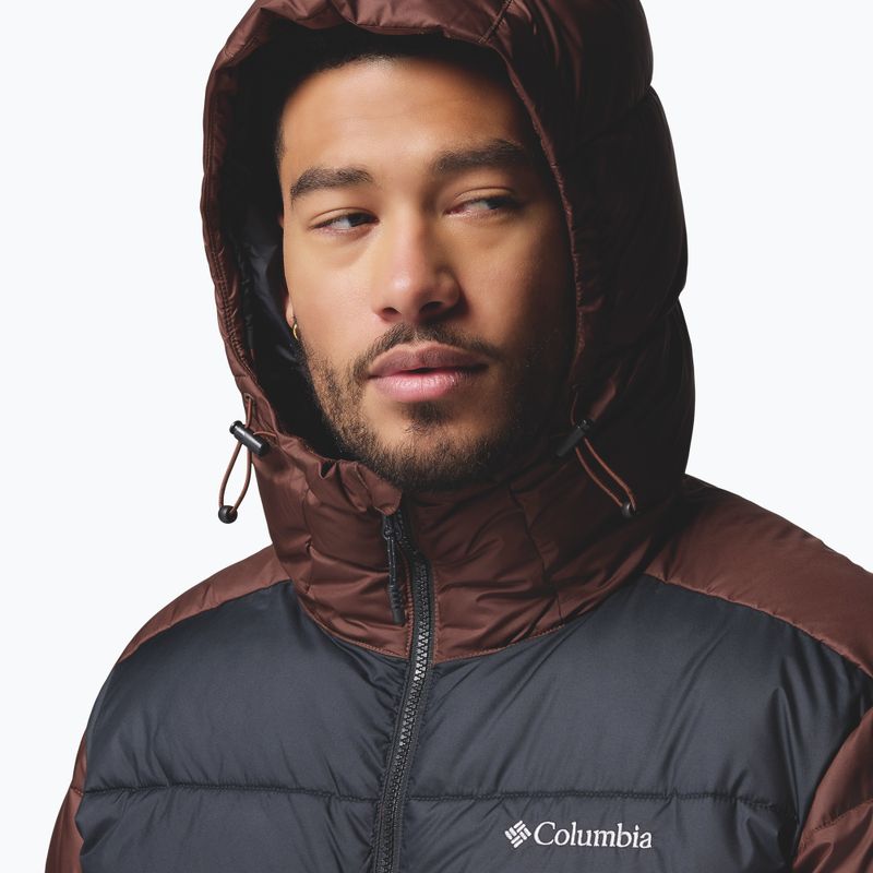 Geacă cu izolare pentru bărbați Columbia Pike Lake II Hooded tobacco/black 7