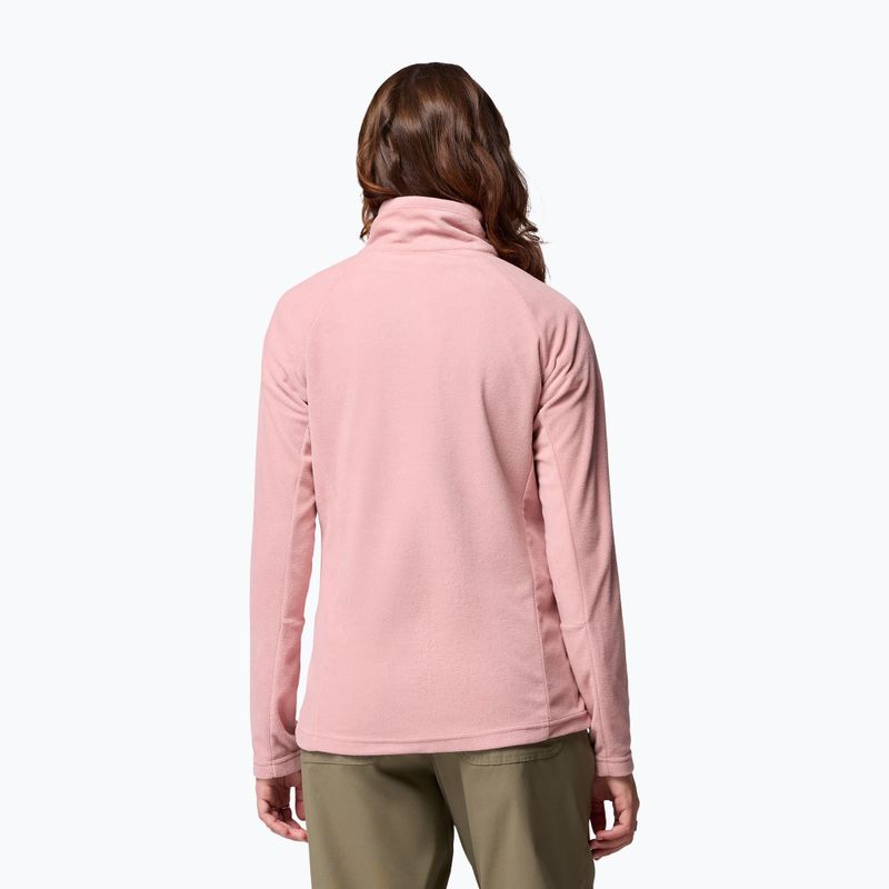 Bluză fleece pentru femei Columbia Glacial IV 1/2 Zip eraser pink 3