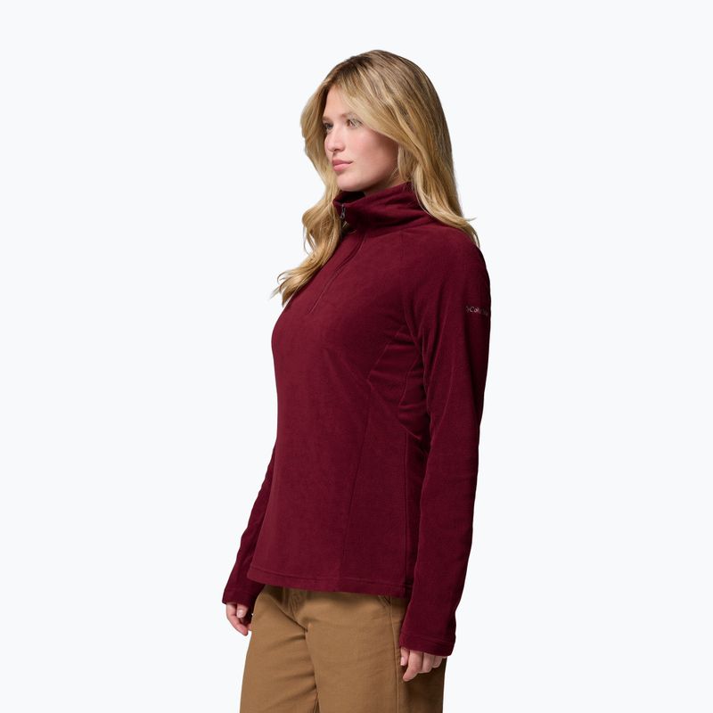 Bluză polară damă Columbia Glacial IV 1/2 Zip rich wine 4