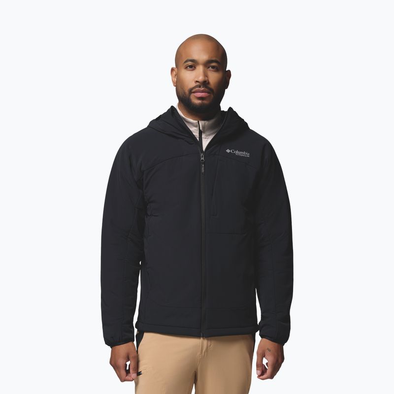 Geacă izolată pentru bărbați Columbia Silver Leaf Lite Hooded black