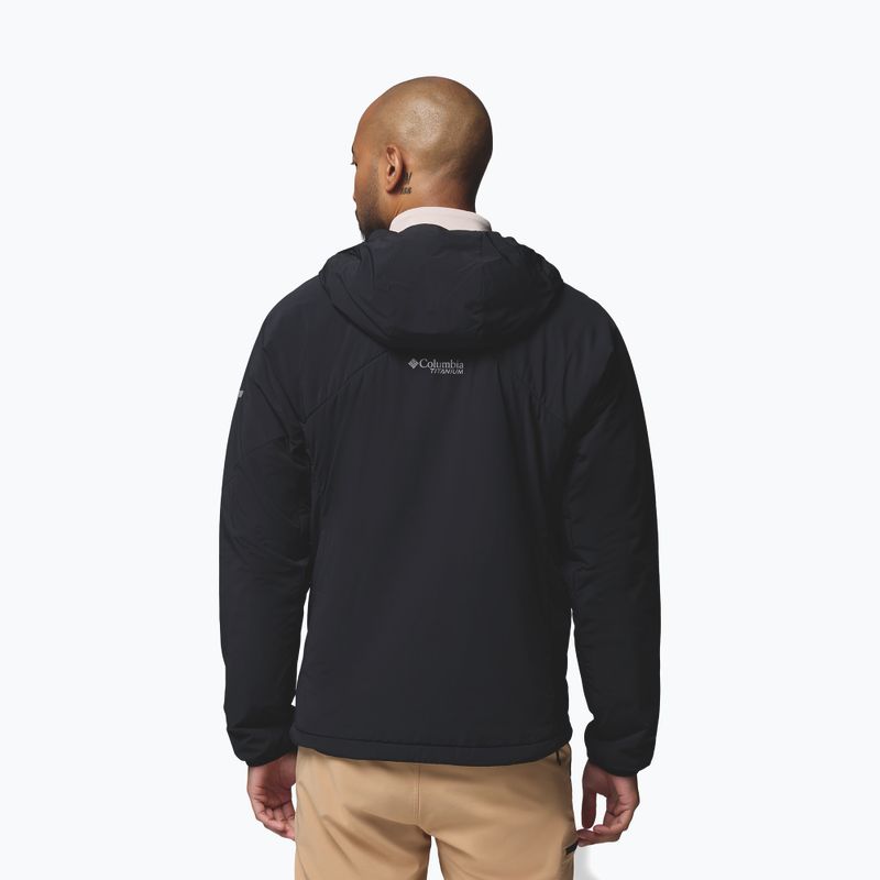 Geacă izolată pentru bărbați Columbia Silver Leaf Lite Hooded black 3